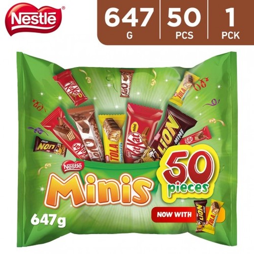 Nestle Minis 50 Pieces 647 g - Nestle Minis 50 Pieces 647 g