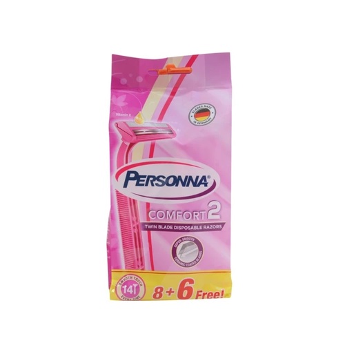 Personna Lady Comfort 2 Twin Blade 8+6 pcs - Personna Lady Comfort 2 Twin Blade 8+6 pcs