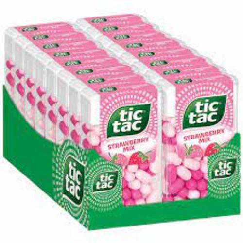 Tic Tac Strawberry Mix 12 PCS X 18 g - Tic Tac Strawberry Mix 12 PCS X 18 g