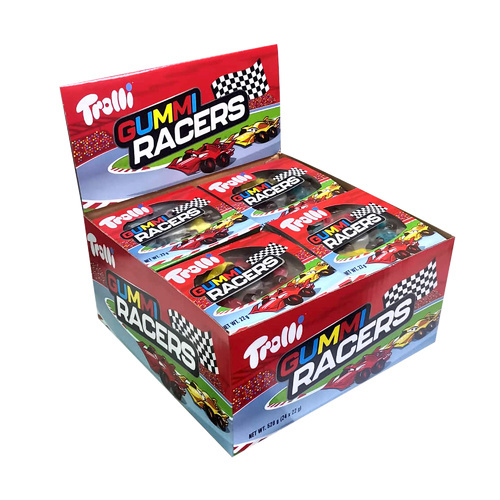 Jelly Trolli Gummi Racers 24 Pcs X 22 gm - Jelly Trolli Gummi Racers 24 Pcs X 22 gm