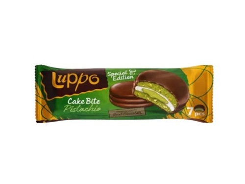 Luppo Cake Bite Pistachio Special Edition 7 PCS X 26 g - Luppo Cake Bite Pistachio Special Edition 7 PCS X 26 g