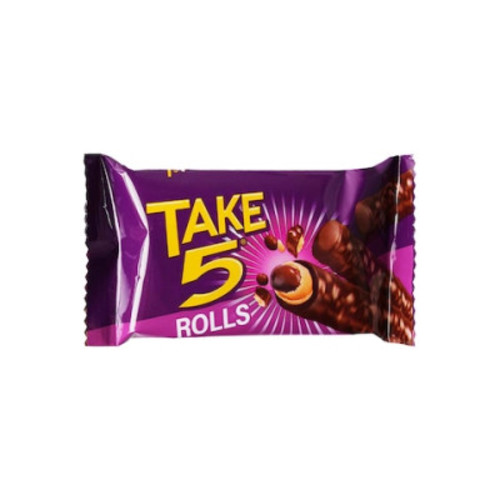 Take 5 Rolls Cream Filled Wafer 21 g - Take 5 Rolls Cream Filled Wafer 21 g