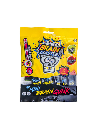 Brain Blastrz Mix Mini Brain Gunk Apple & Strawberry 112 g - Brain Blastrz Mix Mini Brain Gunk Apple & Strawberry 112 g