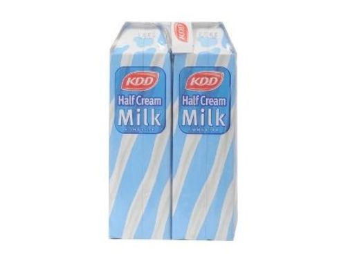 Kdd Half Cream Milk 4 pcs x 1 L - Kdd Half Cream Milk 4 pcs x 1 L