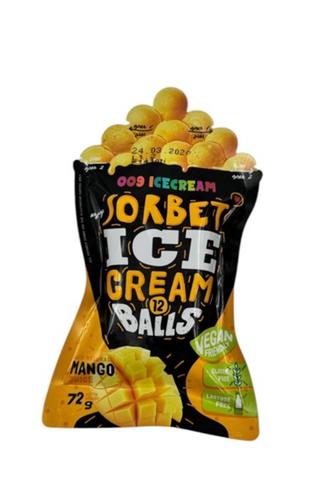 Mini Melts 009 Sorbet Balls Mango Flavour 12 PCS 72 g - Mini Melts Sorbet Balls Mango Flavour 12 PCS 72 g