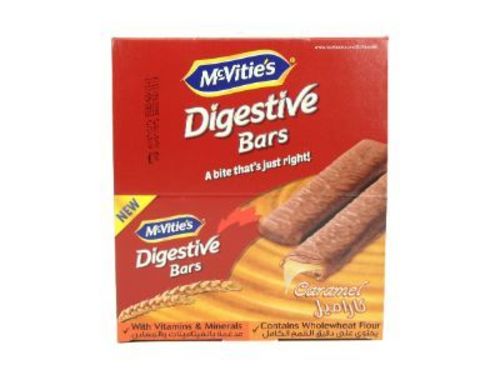 Mcvities Digestive Bars Wheat Biscuits with Caramel 24 pcs x 30 g - Mcvities Digestive Bars Wheat Biscuits with Caramel 24 pcs x 30 g