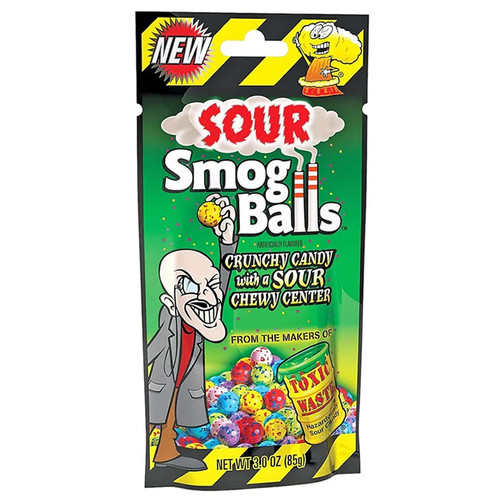 Toxic Waste Sour Smog Balls 85 g - Toxic Waste Sour Smog Balls 85 g