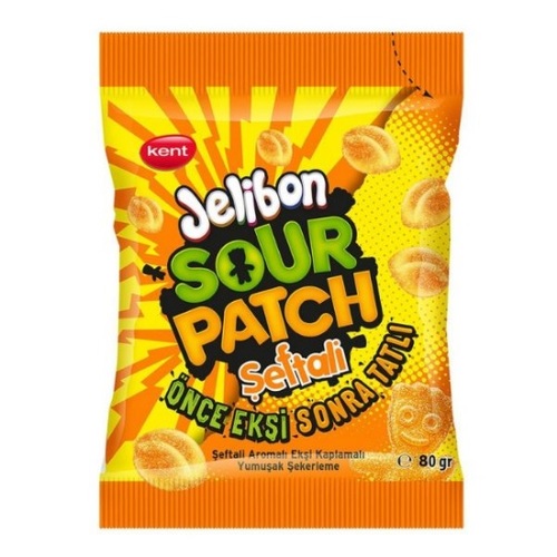 Kent Jelibon Sour Patch Peach 80 g - Kent Jelibon Sour Patch Peach 80 g