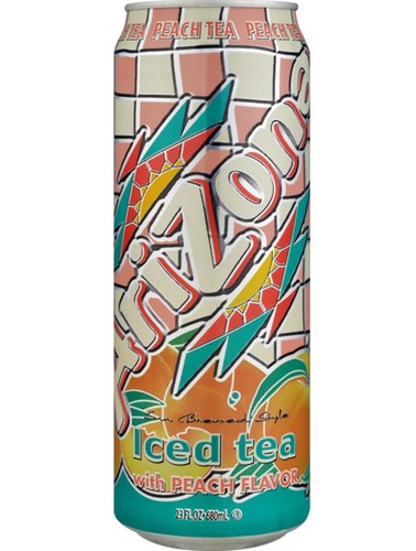 Arizona Iced Tea USA Peach Flavor 444 ml - Arizona Iced Tea USA Peach Flavor 444 ml