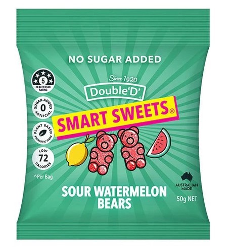 Smart Sweets Sour Watermelon Berry 50 g - Smart Sweets Sour Watermelon Berry 50 g