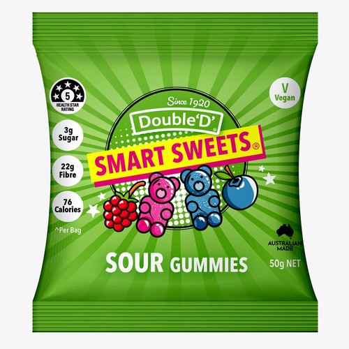 Smart Sweets Sour Berry 50 g - Smart Sweets Sour Berry 50 g