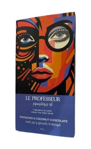 Le Professeur Pistachio & Coconut Chocolate 140 g - Le Professeur Pistachio & Coconut Chocolate 140 g