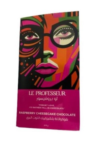 Le Professeur Raspberry Cheesecake Chocolate 140 g - Le Professeur Raspberry Cheesecake Chocolate 140 g