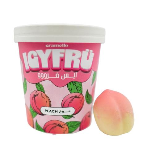 Caramello Ice Cream Ice Fro Peach Flavor 140 ml - Caramello Ice Cream Ice Fro Peach Flavor 140 ml