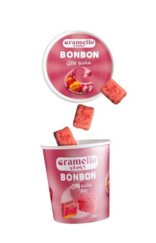 Caramello Ice Cream Ice Fro Bon Bon Mango Berry Flavor 140 ml - Caramello Ice Cream Ice Fro Bon Bon Mango Berry Flavor 140 ml
