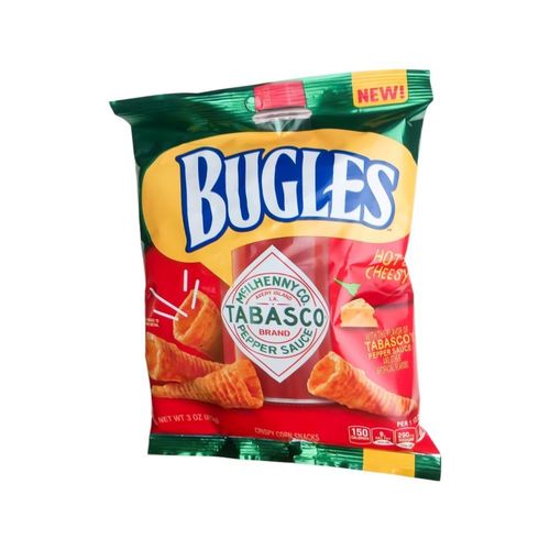 Bugles Hot & Cheesy Tabasco 85 g - Bugles Hot & Cheesy Tabasco 85 g