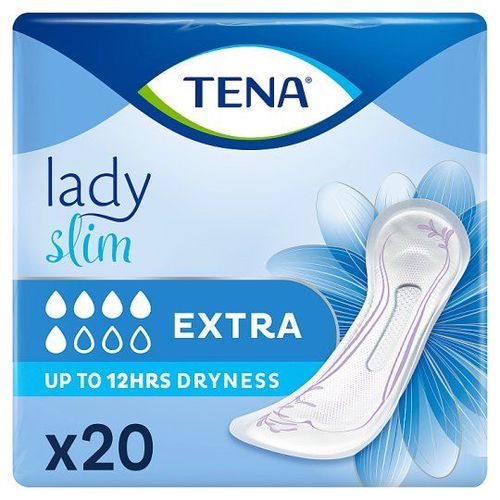 Tena Lady Slim Extra Sanitary Pads 20 Pcs - Tena Lady Slim Extra Sanitary Pads 20 Pcs