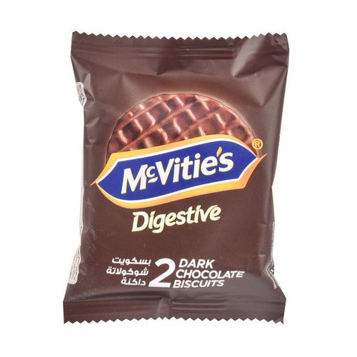Mcvities Digestive 2 Dark Chocolate Biscuits 33.3 g - Mcvities Digestive 2 Dark Chocolate Biscuits 33.3 g