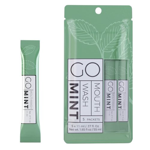Go Mouth Wash Mint Flavor 5 Sachets X 11 ML - Go Mouth Wash Mint Flavor 5 Sachets X 11 ML