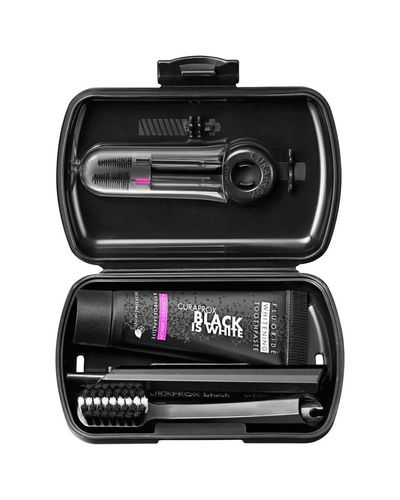 Curaprox - Black is White - Travel Set TB 10ml + CS 5460 Black - Curaprox - Black is White - Travel Set TB 10ml + CS 5460 Black