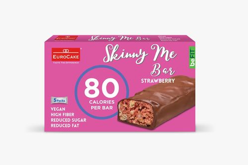 Eurocake Strawberry Skinny Me Bar 100 g - Eurocake Strawberry Skinny Me Bar 100 g