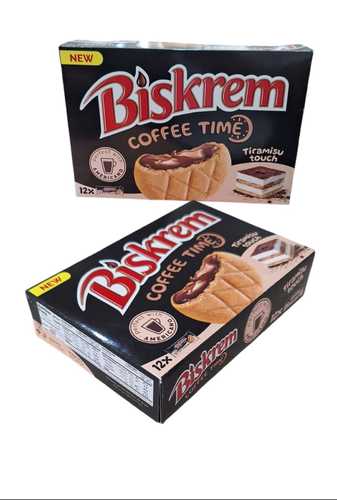 Ulker Biskrem Coffee Time Tiramisu Biscuits 12 PCS X 36 g - Ulker Biskrem Coffee Time Tiramisu Biscuits 12 PCS X 36 g