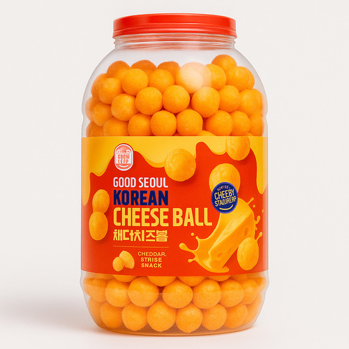 Good Seoul Korean Cheese Balls Cheddar 360 g - Good Seoul Korean Cheese Balls Cheddar 360 g