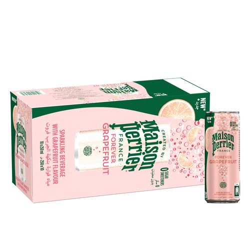 Maison Perrier Grapefruit Flavoured Carbonated 10 Pcs X 250 ml - Maison Perrier Grapefruit Flavoured Carbonated 10 Pcs X 250 ml