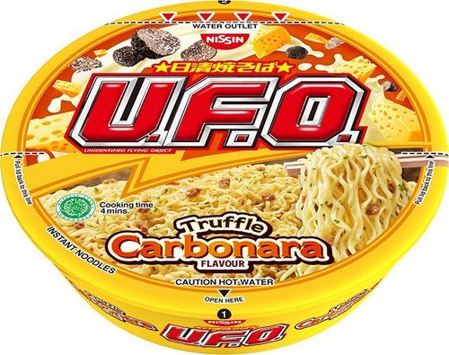 Nissin Ufo Truffle Carbonara Noodles 105 g - Nissin Ufo Truffle Carbonara Noodles 105 g