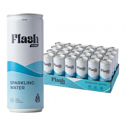 Flash Soda Sparkling Water 24 Pcs X 250 ml - Flash Soda Sparkling Water 24 Pcs X 250 ml