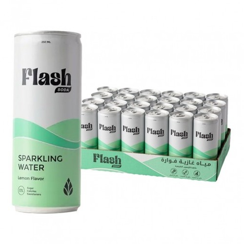 Flash Lemon Soda Sparkling Water 24 Pcs X 250 ml - Flash Lemon Soda Sparkling Water 24 Pcs X 250 ml