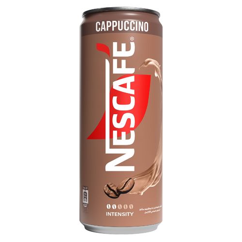 Nescafe Cappuccino Iced Coffee Can 225 ml - Nescafe Cappuccino Iced Coffee Can 225 ml