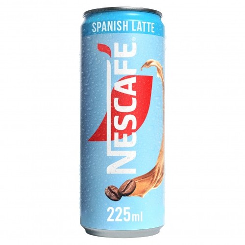 Nescafe Spanish Latte Iced Coffee Can 225 ml - Nescafe Spanish Latte Iced Coffee Can 225 ml