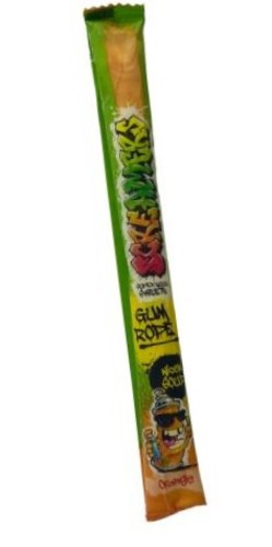 Zed Candy Screamers Gum Rope Sour Candy Orange 17 g - Zed Candy Screamers Gum Rope Sour Candy Orange 17 g