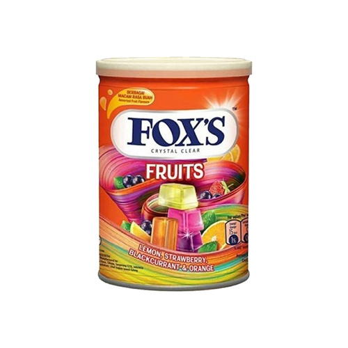 Foxs Crystal Clear Fruit Candy Box 180 g - Foxs Crystal Clear Fruit Candy Box 180 g