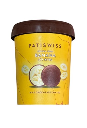 Patiswiss Banana Milk & White Chocolate Icy Bites 250 g - Patiswiss Banana Milk & White Chocolate Icy Bites 250 g