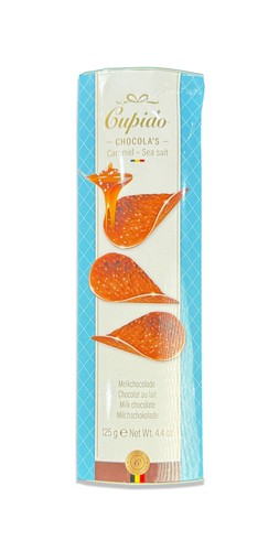 Cupido Crisp Choc With Caramel Sea Salt 125 g - Cupido Crispy Choc With Caramel Sea Salt 125 g