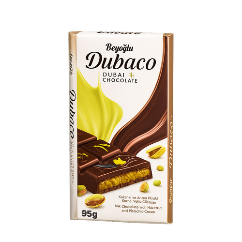 Beyoglu Dubaco Dubai Chocolate With Pistachio Cream 95 g - Beyoglu Dubaco Dubai Chocolate With Pistachio Cream 95 g