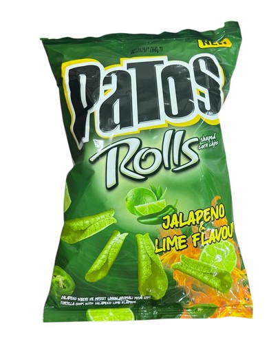 Patos Rolls Jalapeno Lime Flavour 109 g - Patos Rolls Jalapeno Lime Flavour 109 g