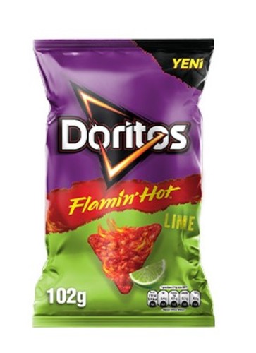 Doritos Flamin Hot Lime 102 g - Doritos Flamin Hot Lime 102 g