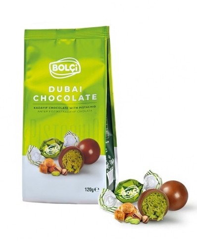 Bolci Dubai Chocolate With Kunafa & Pistachio 120 g - Bolci Dubai Chocolate With Kunafa & Pistachio 120 g