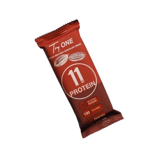 Try One Protein Wafer Bar With Chocolate Cream 12 PCS X 11g Protein - Try One Protein Wafer Bar With Chocolate Cream 12 PCS X 11g Protein