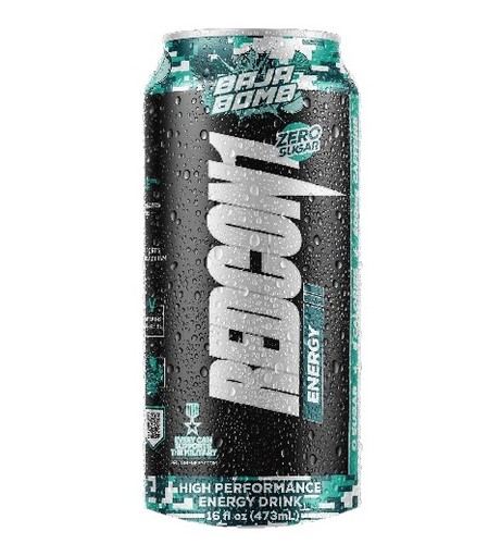 Redcon 1 Energy Drink Baja Bomb Zero Sugar 374 ml - Baja Bomb Redcon 1 Energy Drink Zero Sugar 374 ml