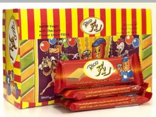 Rico Wafer Filled With Chocolate Cream 24 Pcs X 17.6 g - Rico Wafer Filled With Chocolate Cream 24 Pcs X 17.6 g