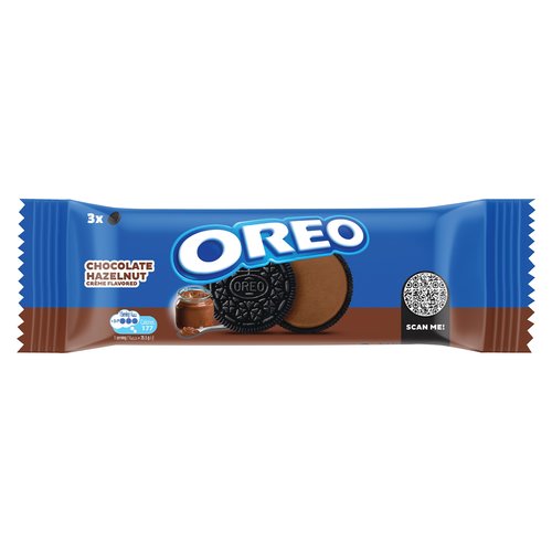 Oreo Chocolate Hazelnut Cookies Sandwich Biscuits 35.5 g - Oreo Chocolate Hazelnut Cookies Sandwich Biscuits 35.5 g