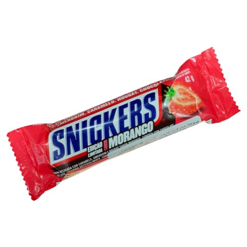 Snickers Strawberry Chocolate Bar 42 g - Snickers Strawberry Chocolate Bar 42 g
