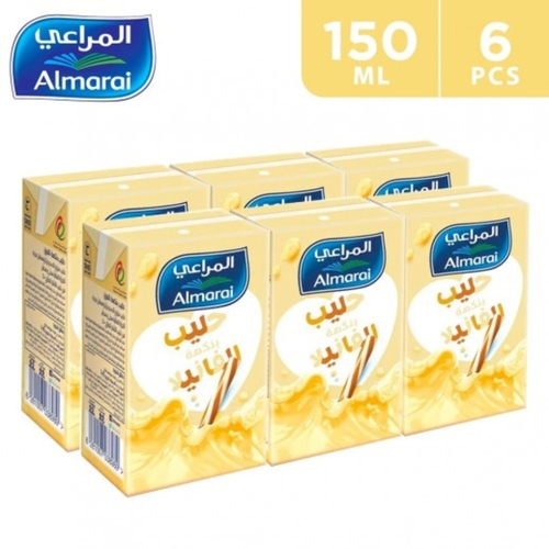 المراعي حليب بنكهة الفانيليا طويل الأمد 6 حبات * 150 مل - المراعي حليب بنكهة الفانيليا طويل الأمد 6 حبات * 150 مل