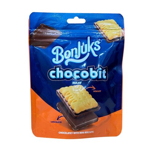 Bonjuks Chocolate Mounted Chocobit Milky Biscuits 50 g - Bonjuks Chocolate Mounted Chocobit Milky Biscuits 50 g
