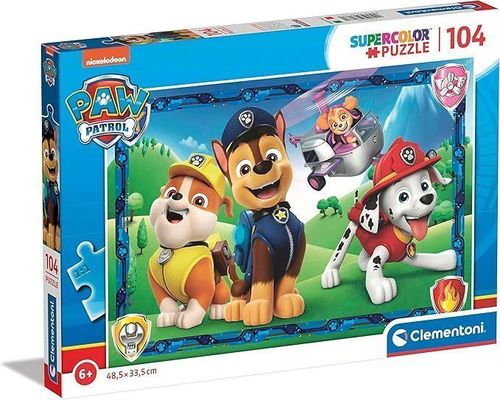 Clementoni Paw Patrol Supercolor Puzzle 104 Pcs - Clementoni Paw Patrol Supercolor Puzzle 104 Pcs