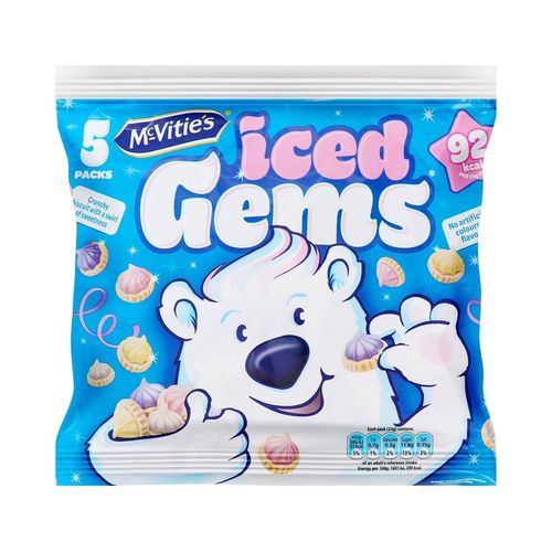 McVities Iced Gems Bisciuts 5 Pcs X 23 g - McVities Iced Gems Bisciuts 5 Pcs X 23 g